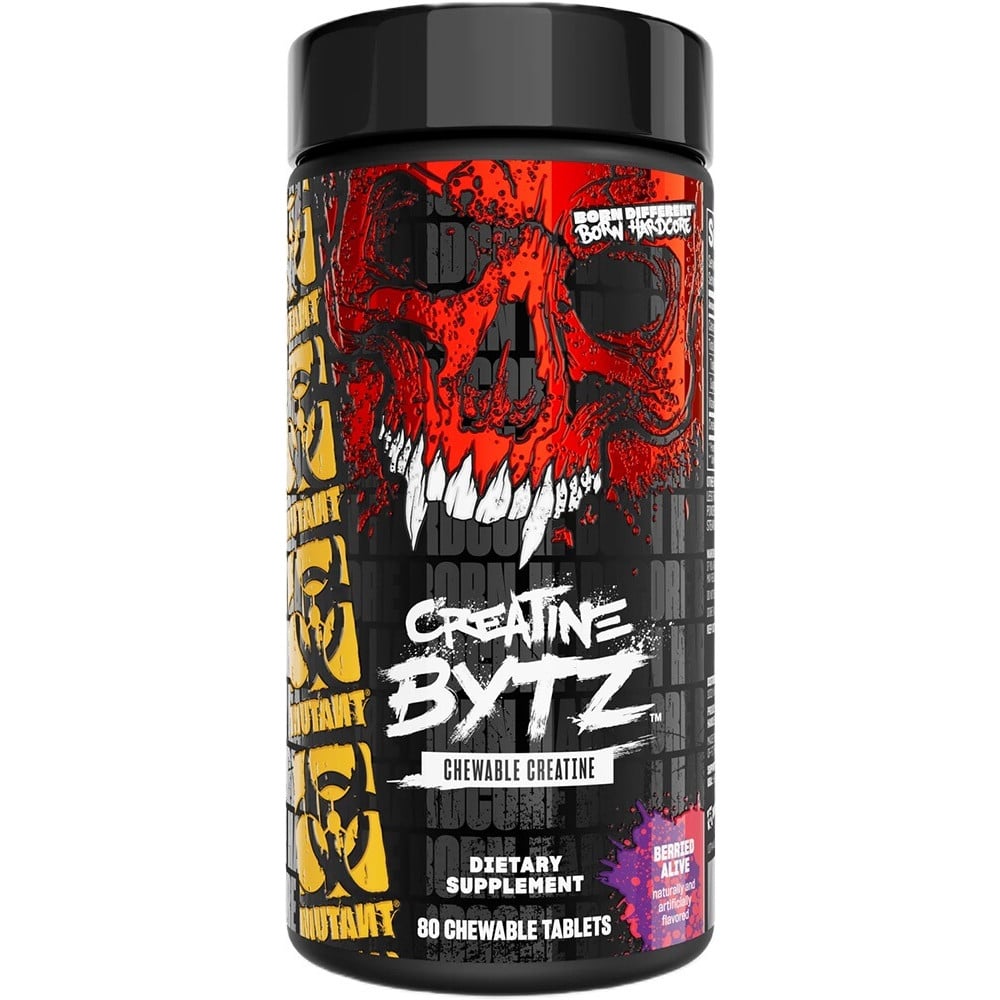 Mutant Creatine Bytz - 80 Chewable Tablets Berried Alive