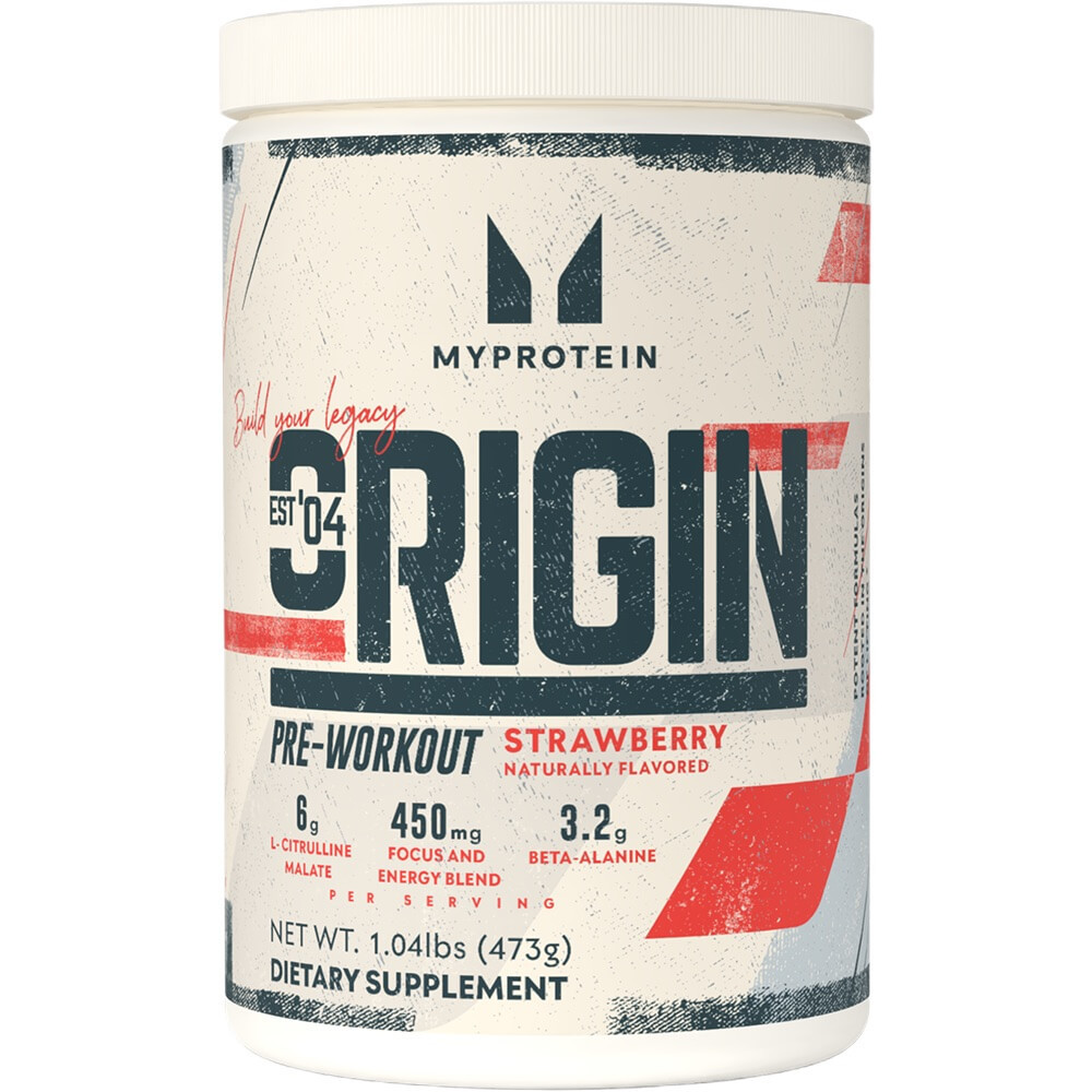 Myprotein Origin Pre-Workout - 30 Servings Strawberry