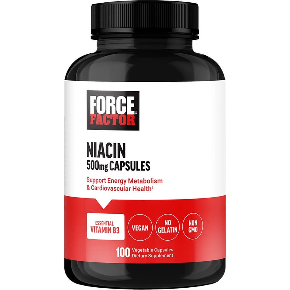 Force Factor Niacin 500mg - 100 Capsules