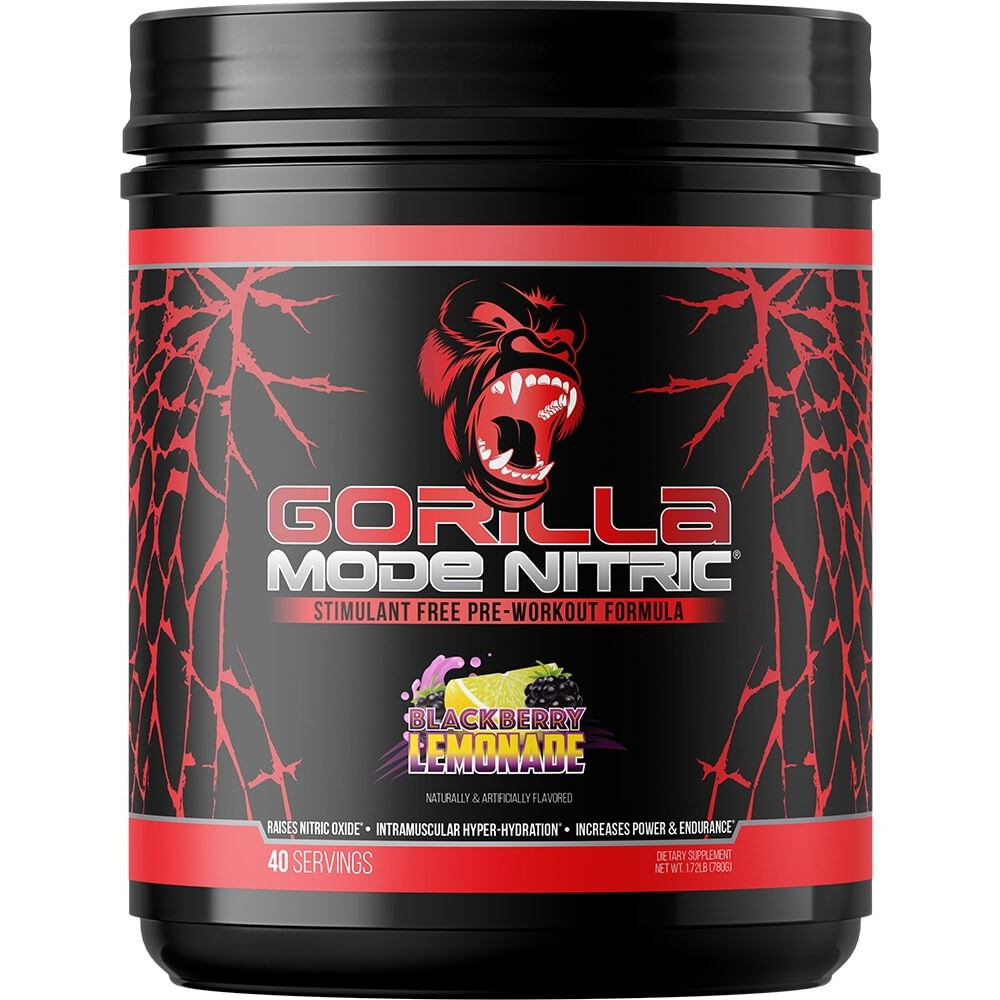 Gorilla Mind Gorilla Mode Nitric - 40 Servings Blackberry Lemonade