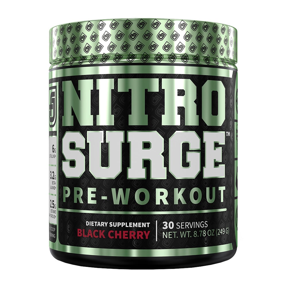 Jacked Factory Nitrosurge Pre-Workout - 30 Servings Black Cherry