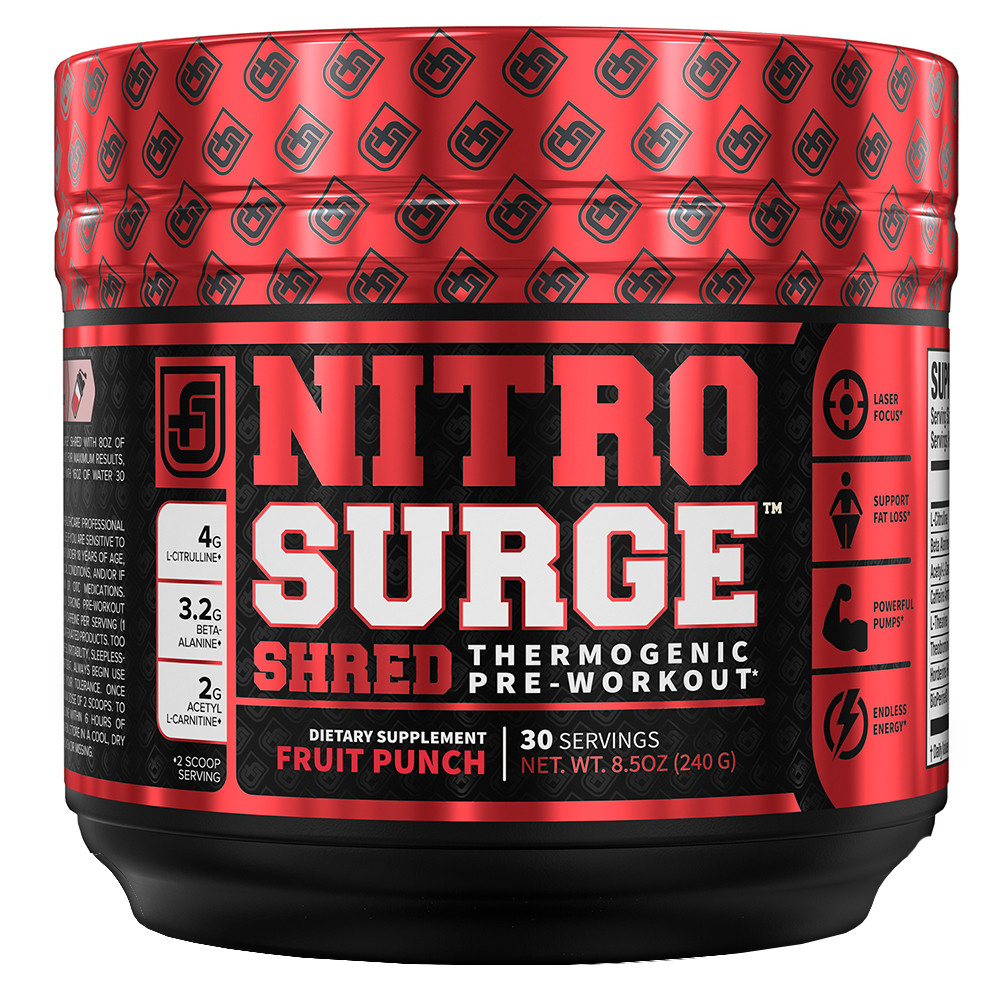 Jacked Factory Nitrosurge Shred - 30 Servings Fruit Punch