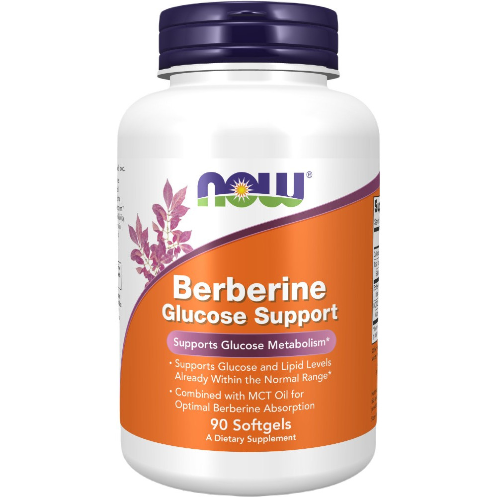 NOW Foods Berberine Glucose Support - 90 Softgels