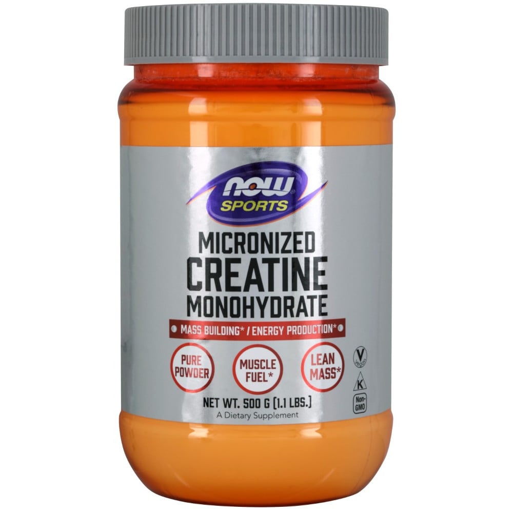 NOW Sports Creatine Monohydrate Powder - 500g Unflavored