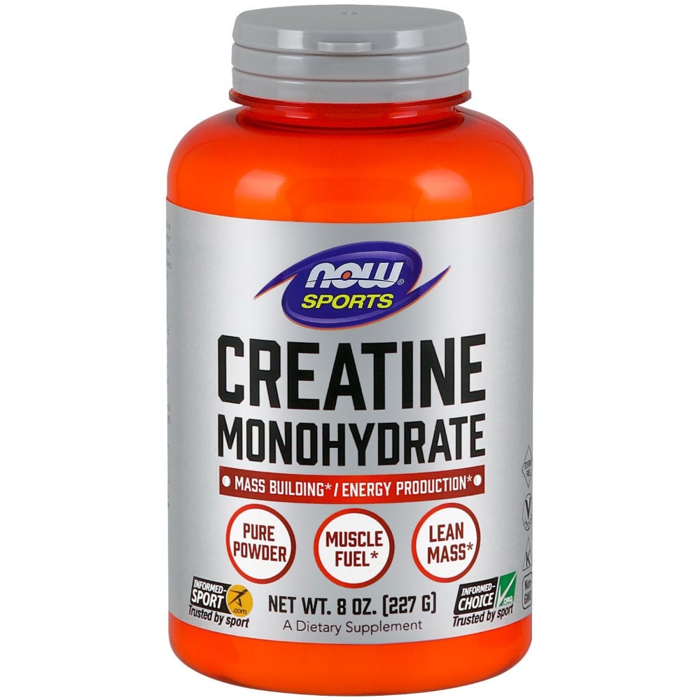 NOW Sports Creatine Monohydrate Powder - 8oz Unflavored 