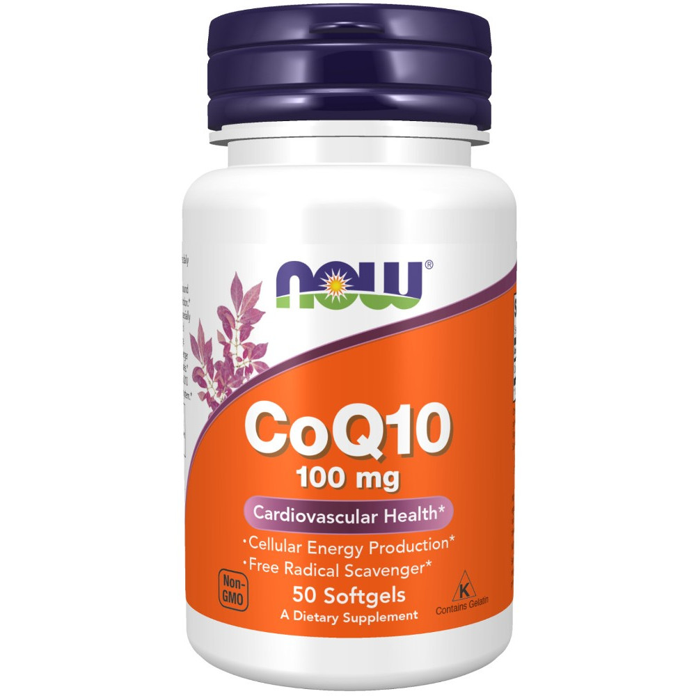 NOW Foods CoQ10 100mg - 50 Softgels