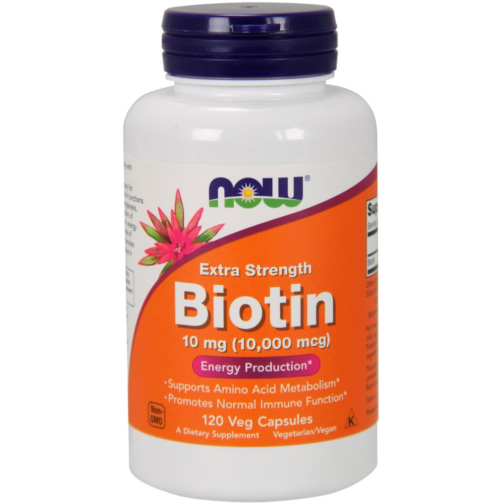 NOW Foods Biotin 10mg - 120 VCaps