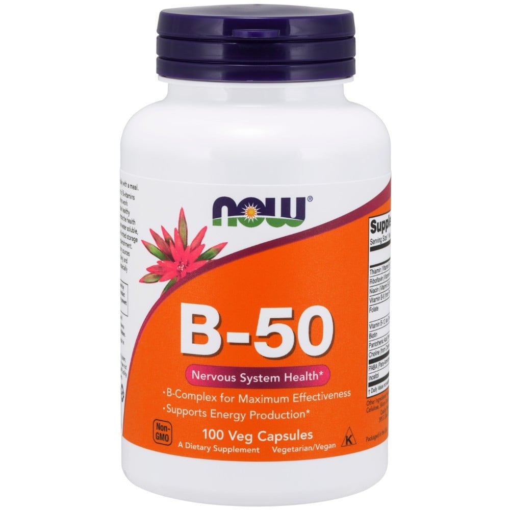 NOW Foods Vitamin B 50mg - 100 VCaps 