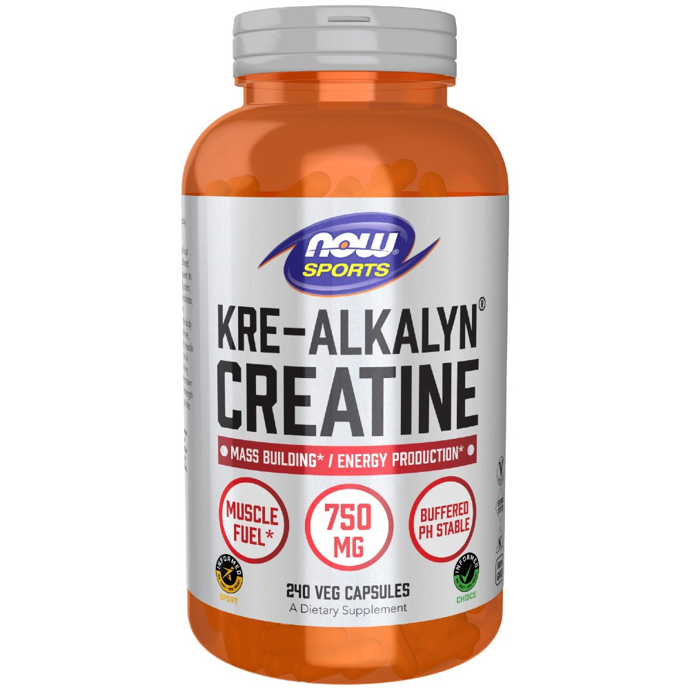 NOW Kre-Alkalyn Creatine - 240 VCaps