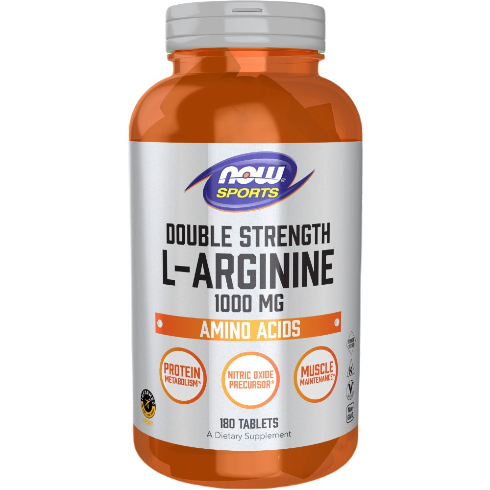 NOW Foods L-Arginine 1000mg - 180 Tablets