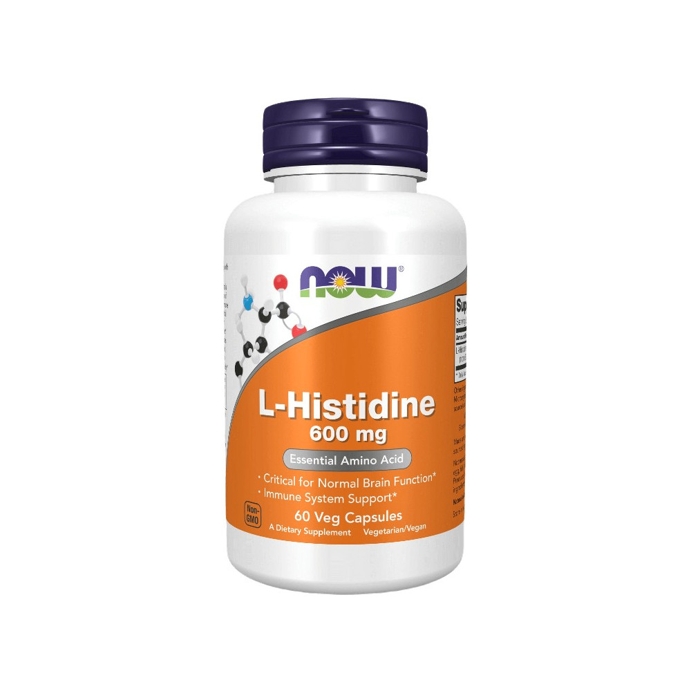 NOW Foods L-Histidine 600mg - 60 VCaps