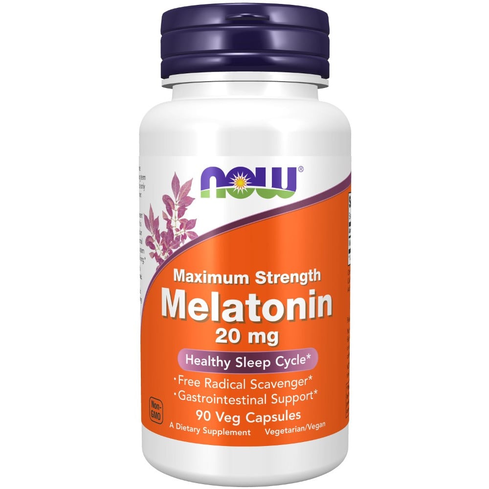 NOW Foods Melatonin 20mg - 90 VCaps