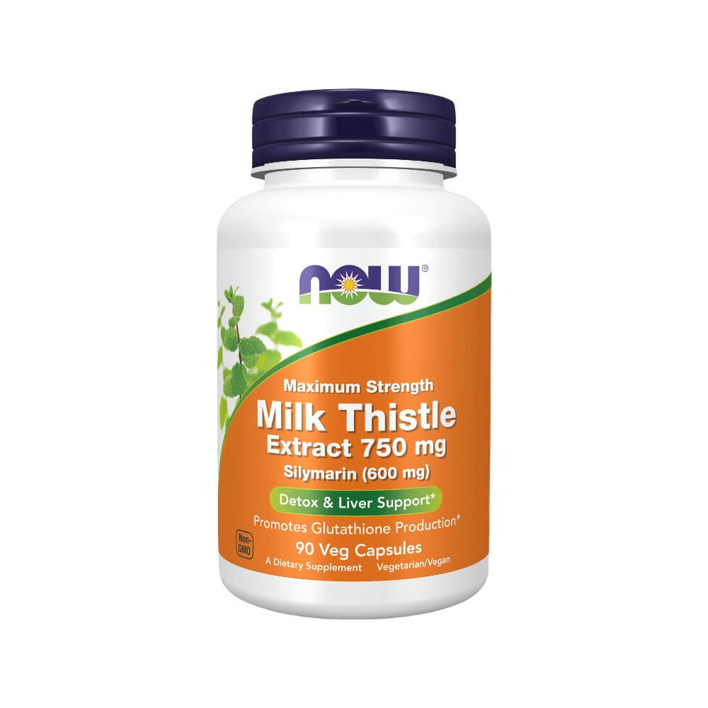 NOW Foods Silymarin Milk Thistle Extract 750mg - 90 VCaps