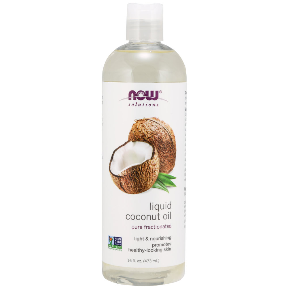 NOW Solutions Fractionated Liquid Coconut Oil 16oz