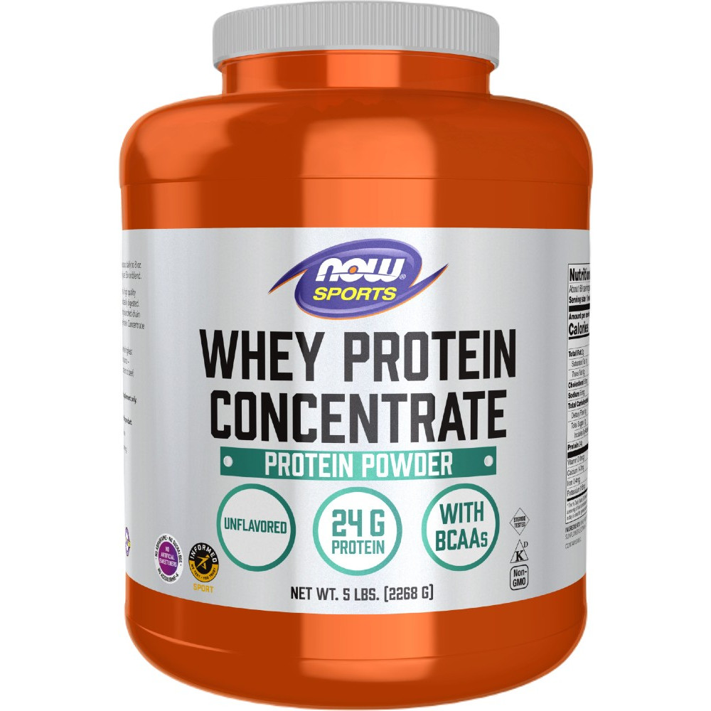 NOW Foods Whey Protein Concentrate - 5lbs Unflavored