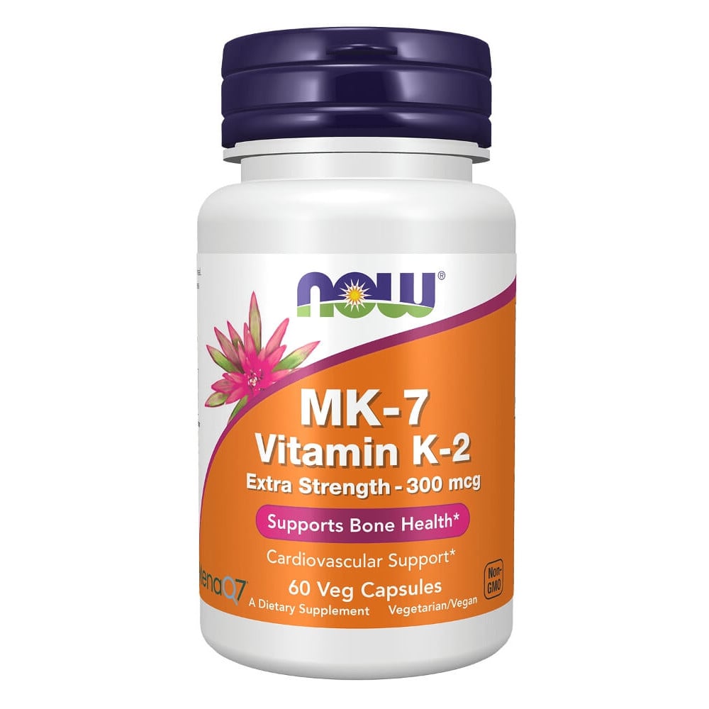 NOW Foods MK-7 Vitamin K-2 Extra Strength 300mcg - 60 VCaps