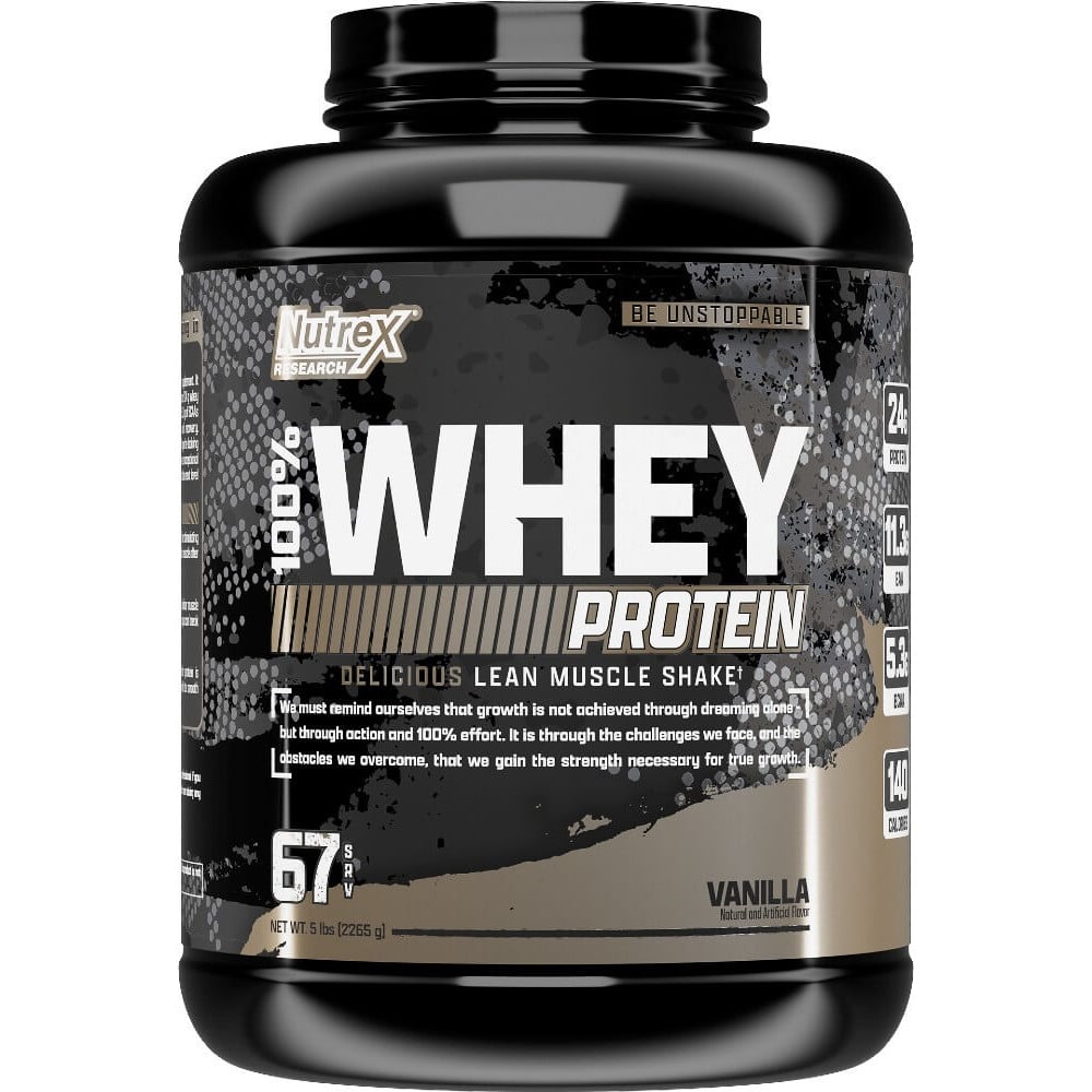 Nutrex 100% Whey - 5lbs Vanilla