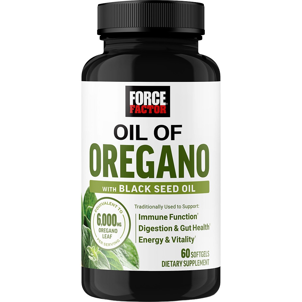 Force Factor Oil of Oregano - 60 Softgels