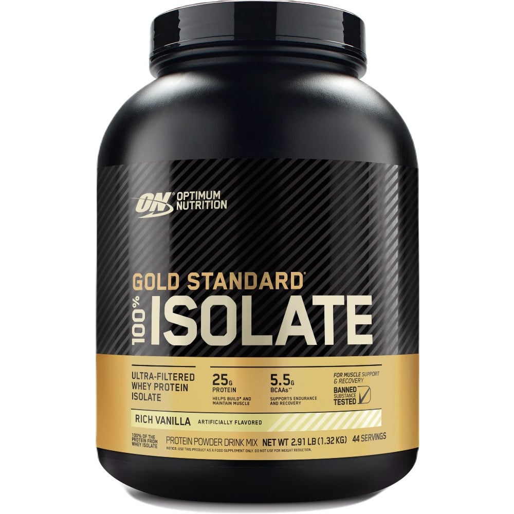 ON Gold Standard 100% Isolate - 44 Servings Rich Vanilla