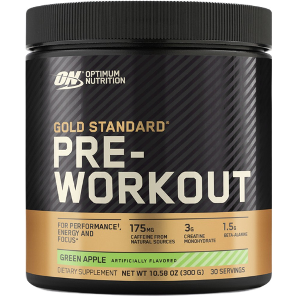 ON Gold Standard Pre-Workout - 30 Servings Green Apple