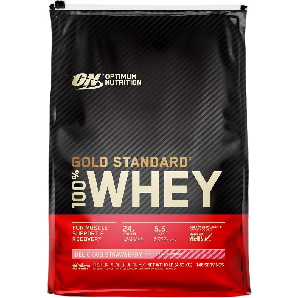 ON Gold Standard 100% Whey - 10lbs Delicious Strawberry