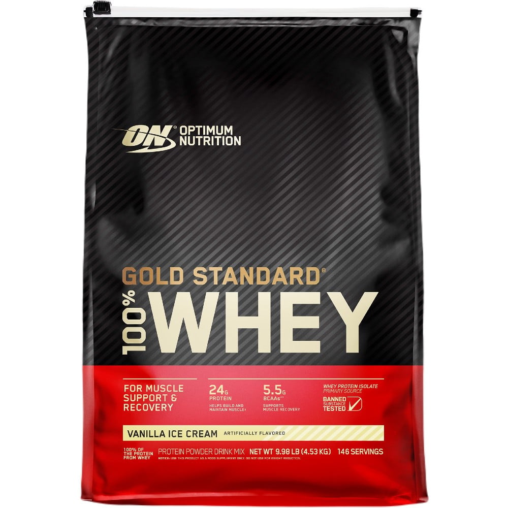 ON Gold Standard 100% Whey - 10lbs Vanilla Ice Cream