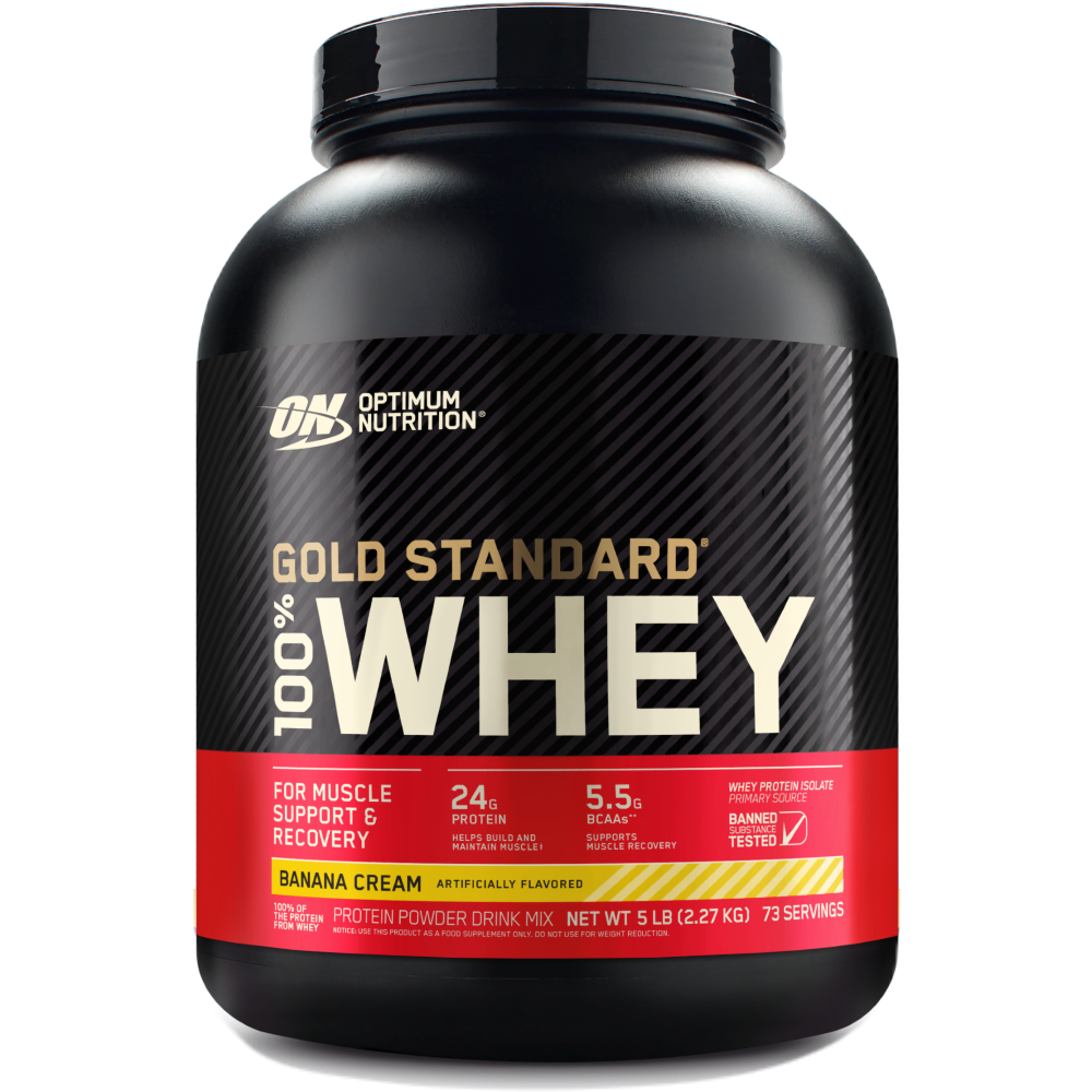 ON Gold Standard 100% Whey - 5lbs Banana Cream