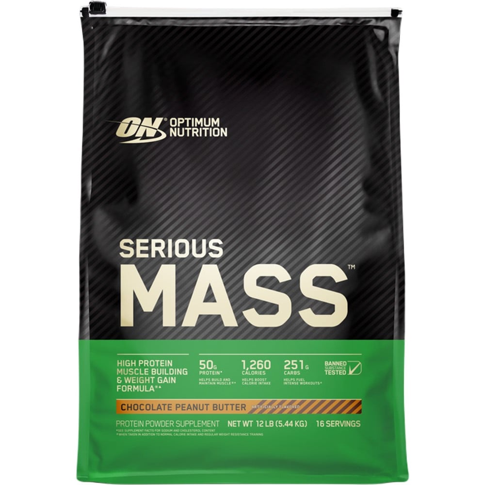 ON Serious Mass - 12lbs Chocolate Peanut Butter