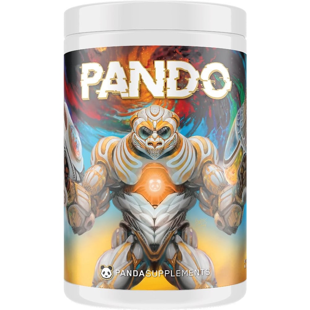 Panda Supplements Pando Pre-Workout - 25 Servings Peach Gear Rings