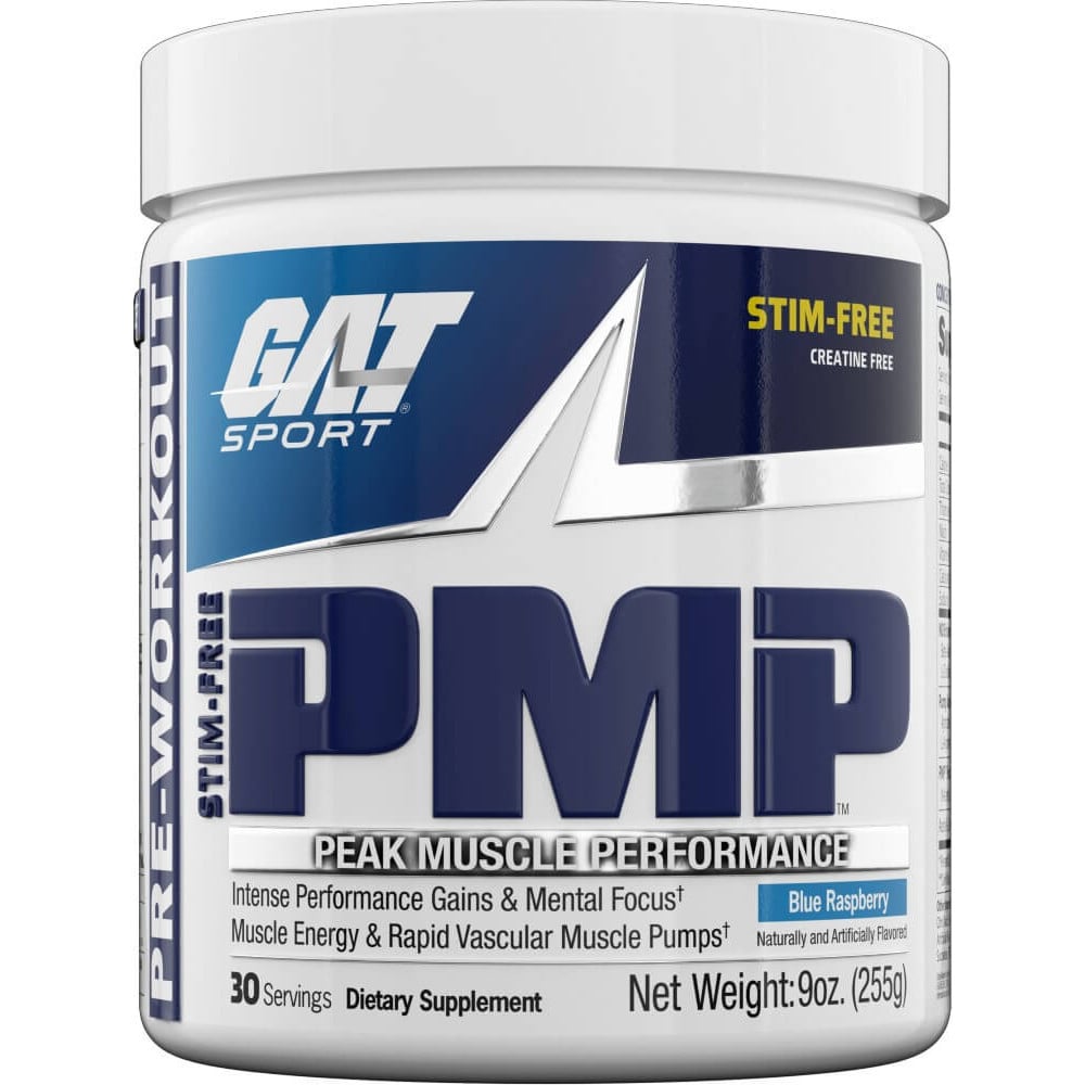 GAT Sport PMP Stim Free - 30 Servings Blue Raspberry
