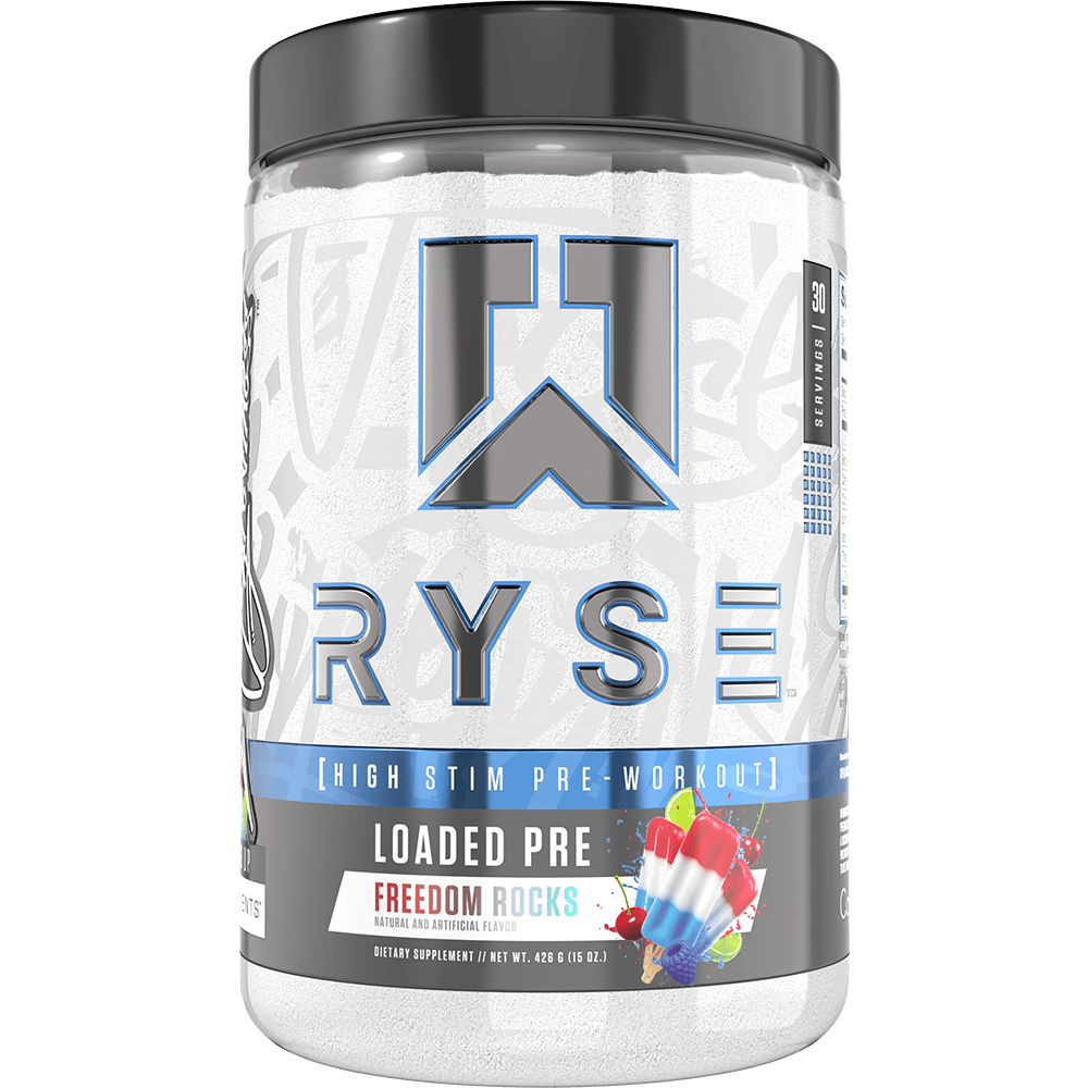 Ryse Loaded Pre - 30 Servings Freedom Rocks