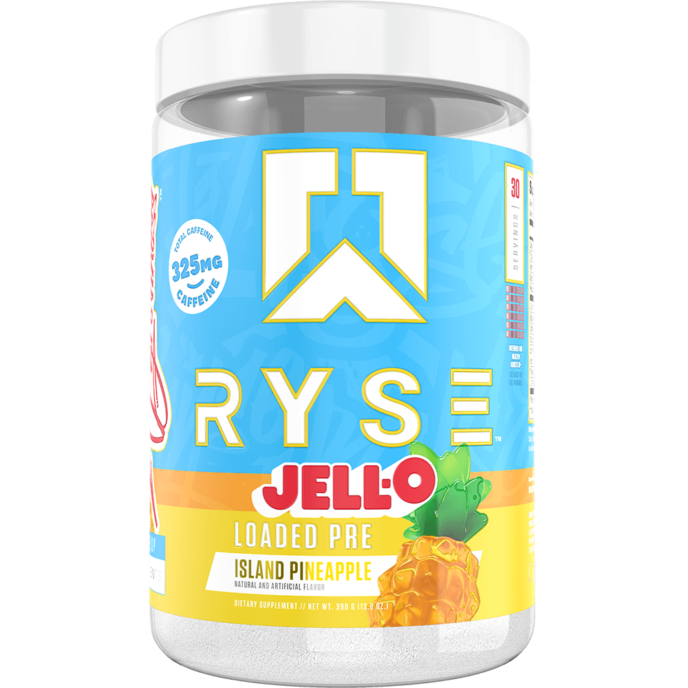 Ryse Loaded Pre - 30 Servings JELL-O Island Pineapple