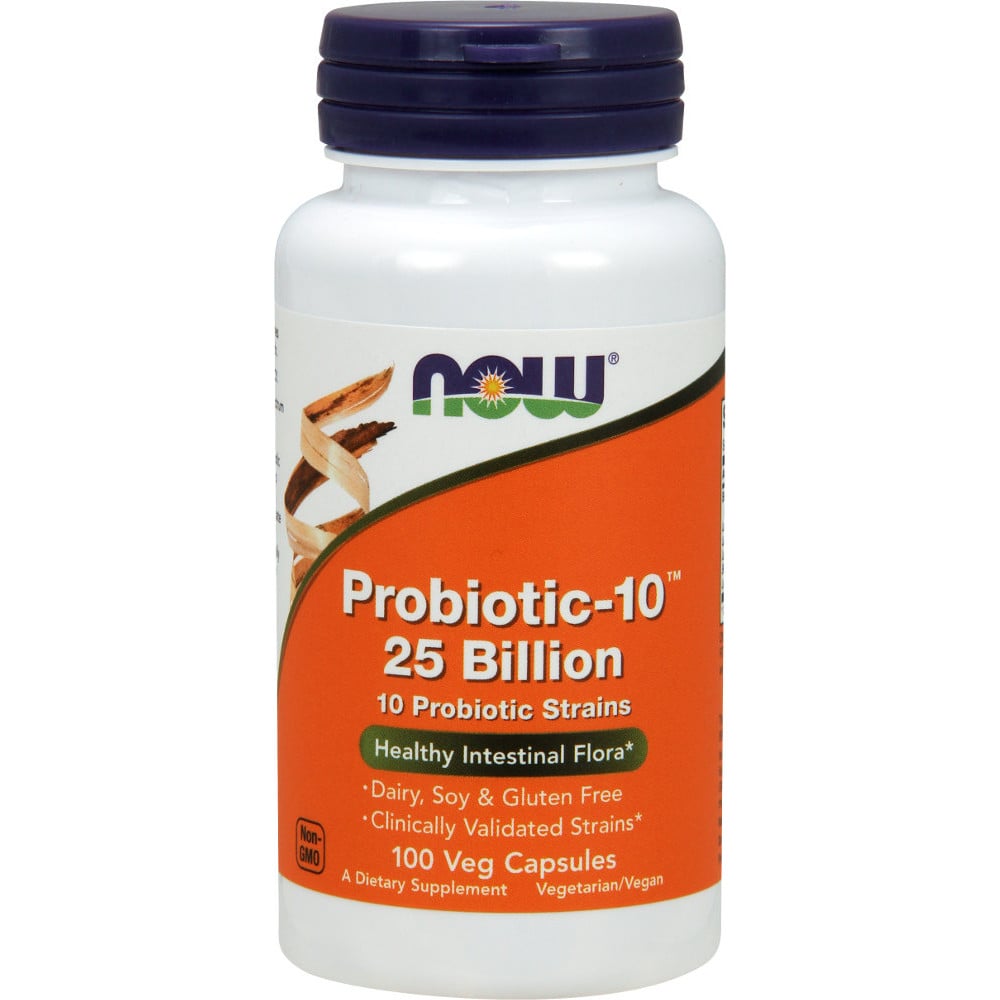 NOW Foods Probiotic-10 25 Billion 100 VCaps