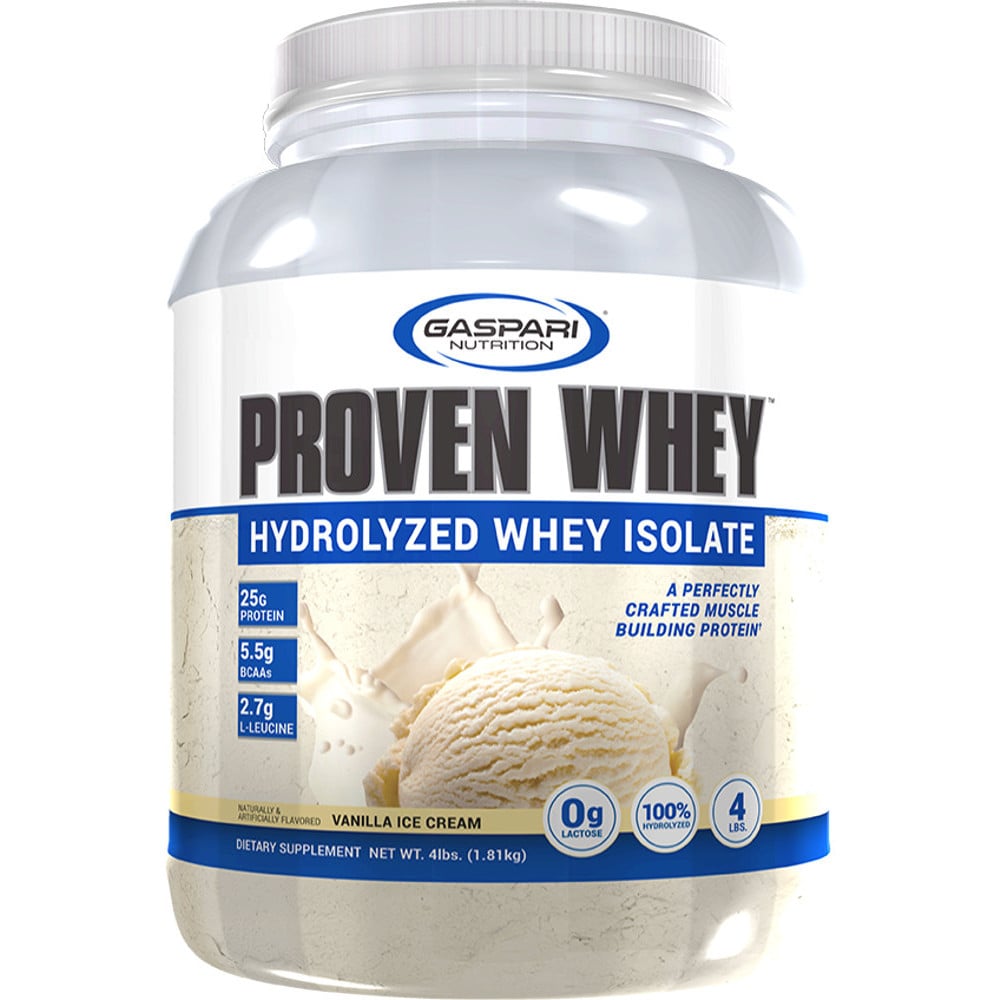 Gaspari Nutrition Proven Whey 4lbs Vanilla Ice Cream