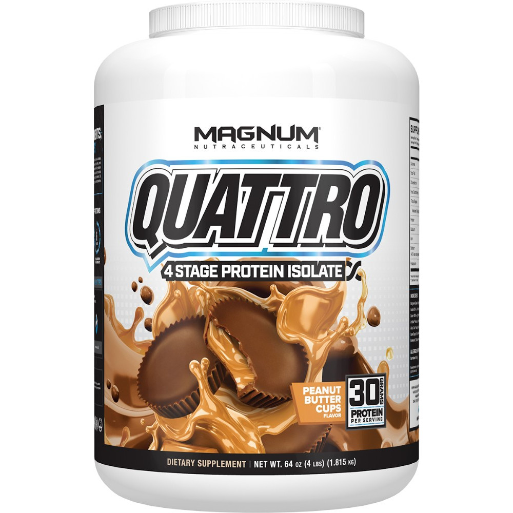 Magnum Nutraceuticals Quattro - 4lbs Peanut Butter Cups