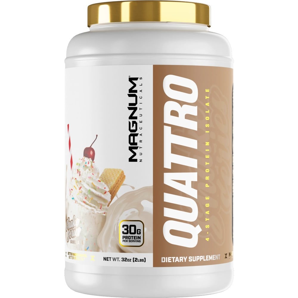 Magnum Nutraceuticals Quattro - 2lbs Vanilla Shake