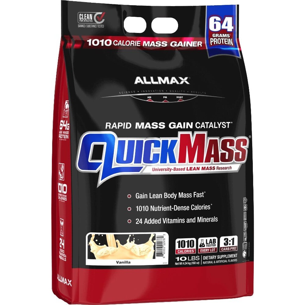 AllMAX Nutrition QuickMass - 10lbs Vanilla