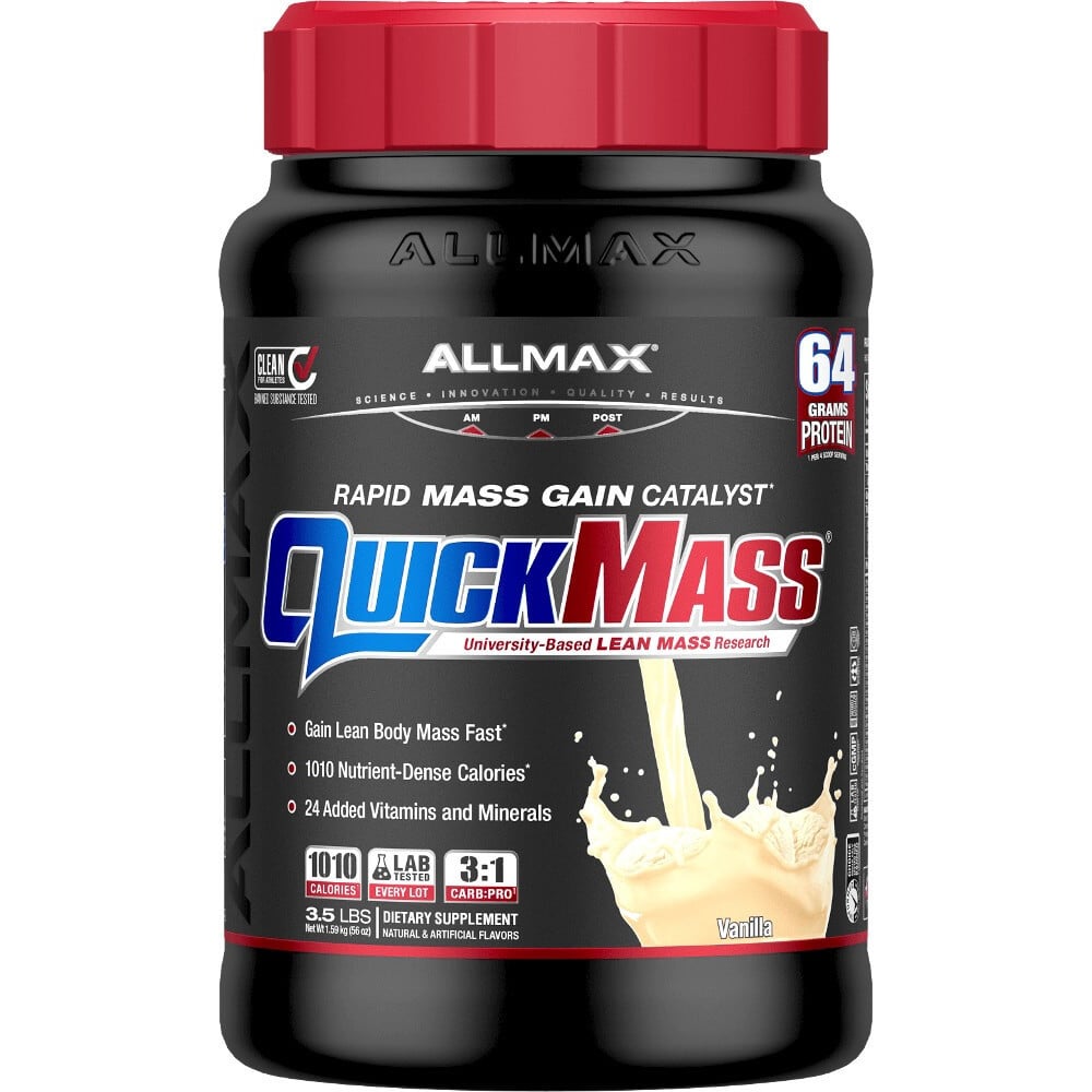 AllMAX Nutrition QuickMass - 3.5lbs Vanilla