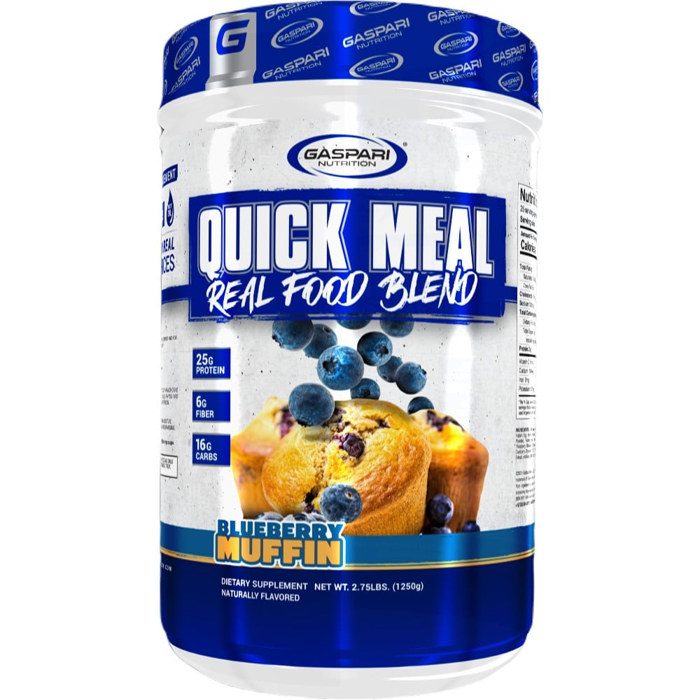 Gaspari Nutrition Quick Meal - 2lbs Blueberry Muffin