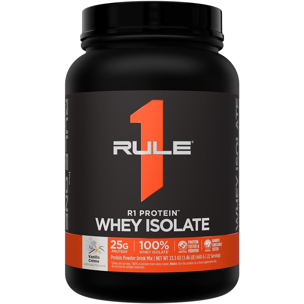 Rule 1 R1 Protein Whey Isolate - 1.5lbs Vanilla Creme