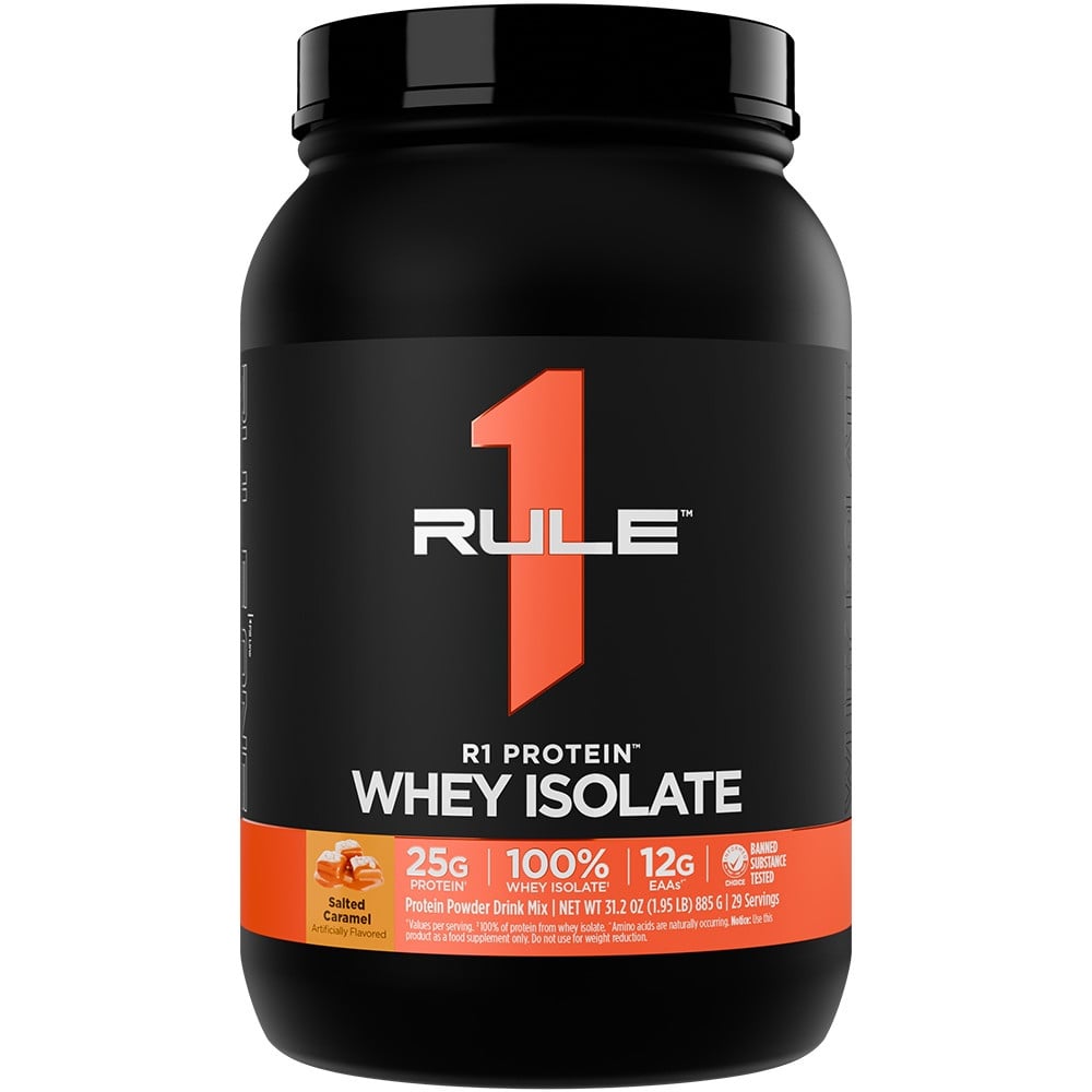 Rule 1 R1 Protein Isolate - 2lbs Lightly Salted Caramel