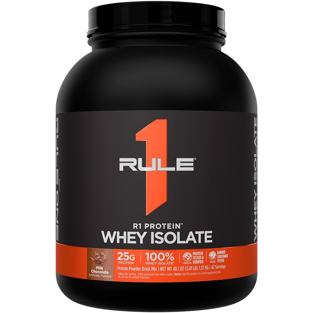 Rule 1 R1 Protein Whey Isolate - 3lbs Milk Chocolate