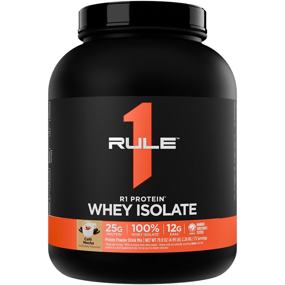 Rule 1 R1 Protein Isolate - 5lbs Cafe Mocha