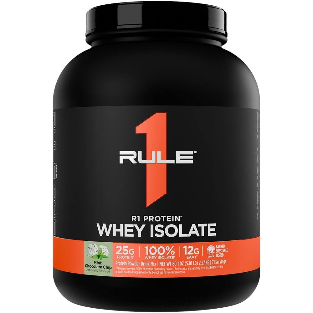 Rule 1 R1 Protein Isolate - 5lbs Mint Chocolate Chip