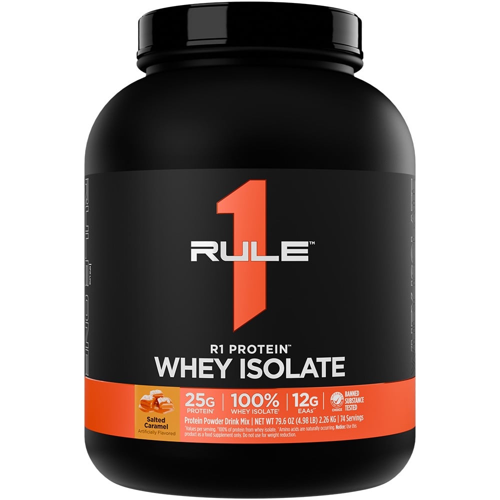 Rule 1 R1 Protein Isolate - 5lbs Lightly Salted Caramel