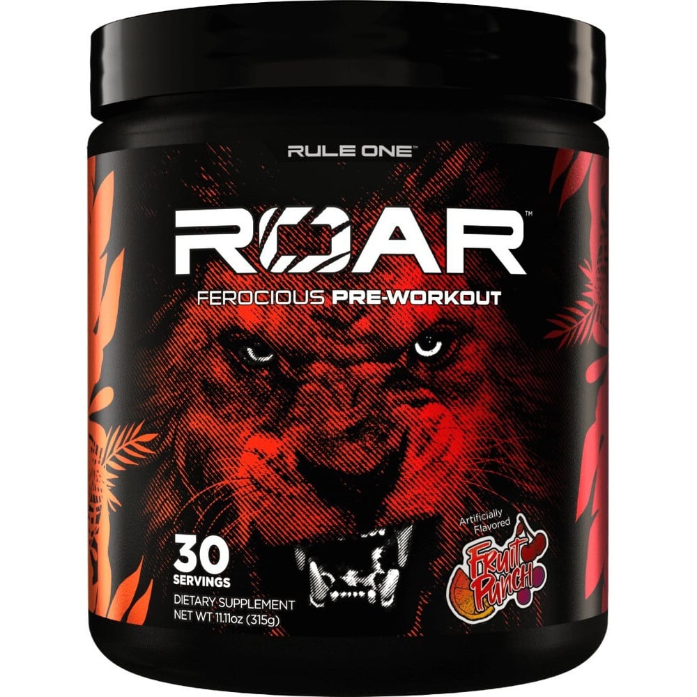 Rule 1 R1 Roar Pre-Workout - 30 Servings Fruit Punch