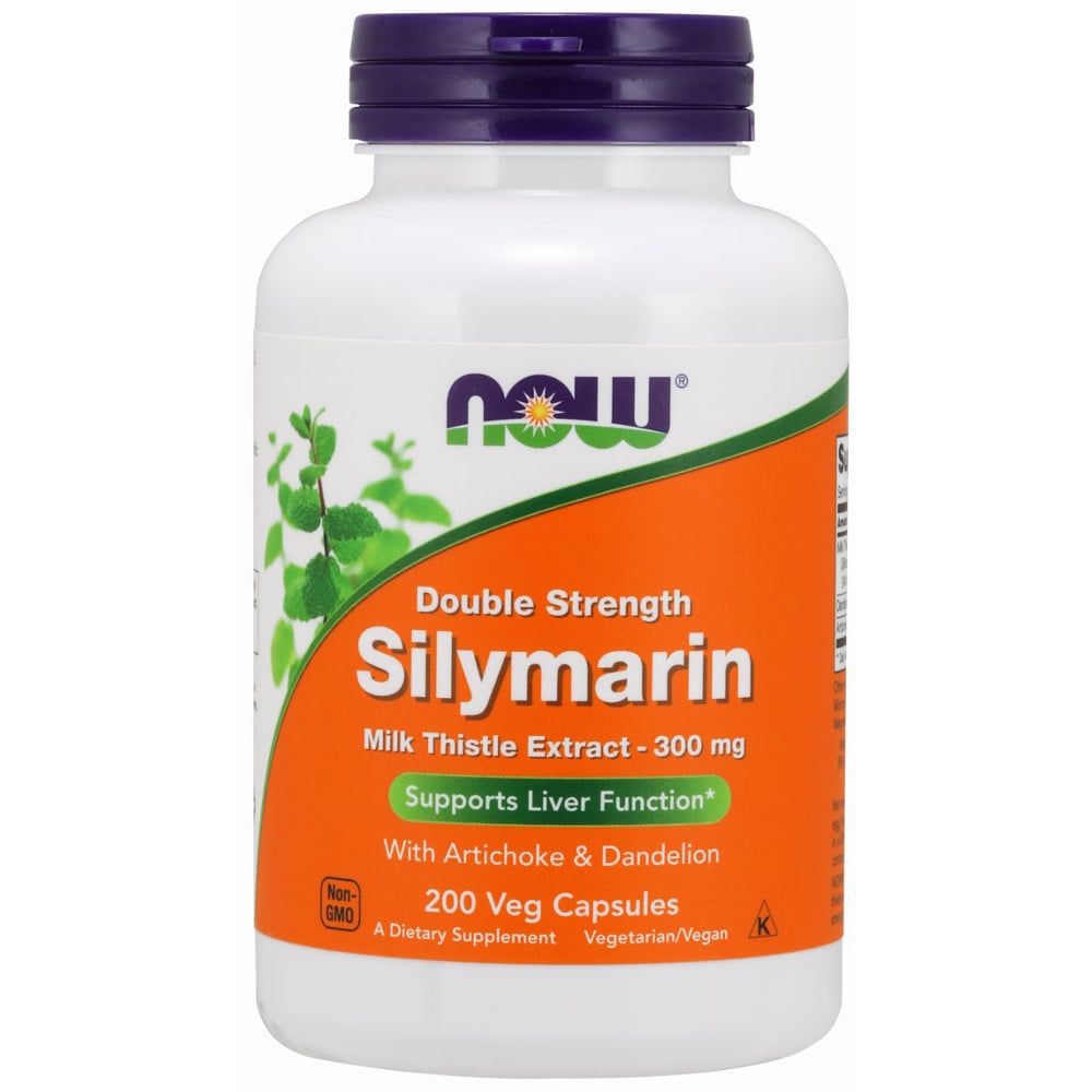 NOW Foods Silymarin Milk Thistle  Extract 300mg 200 VCaps