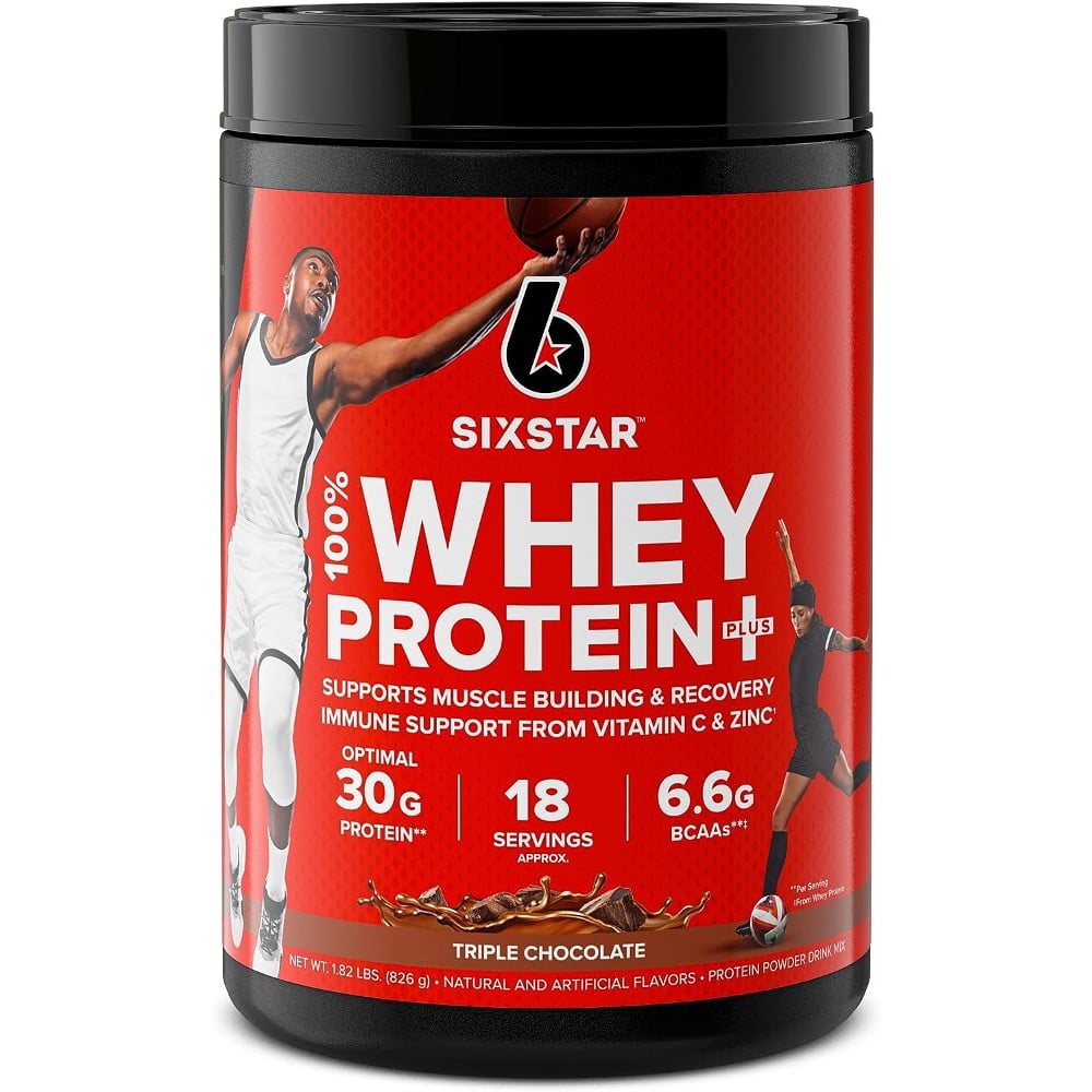 Six Star Elite Series 100% Whey Protein Plus - 1.8lbs Triple Chocolate