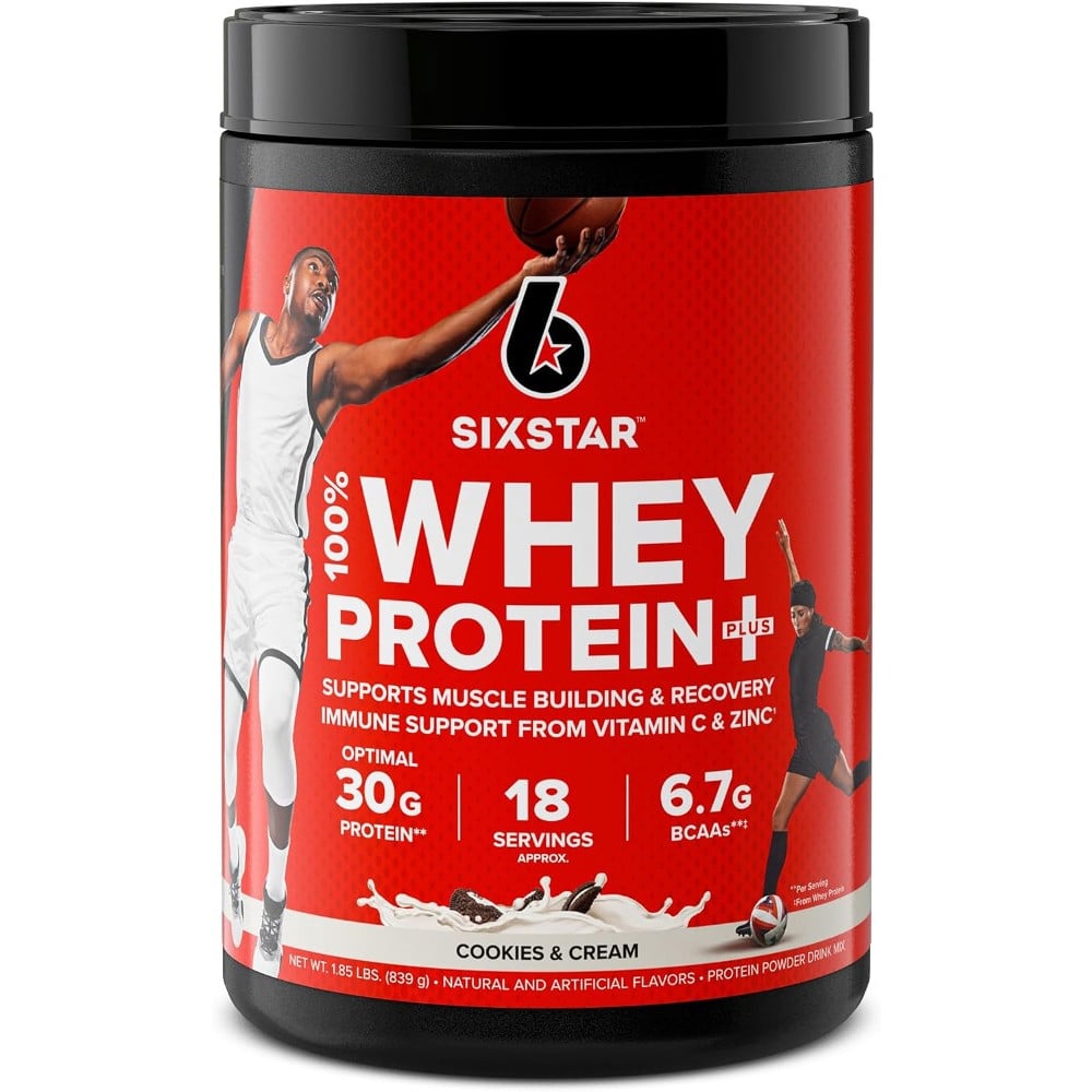 Six Star Elite Series 100% Whey Protein Plus - 1.8lbs Cookies & Cream