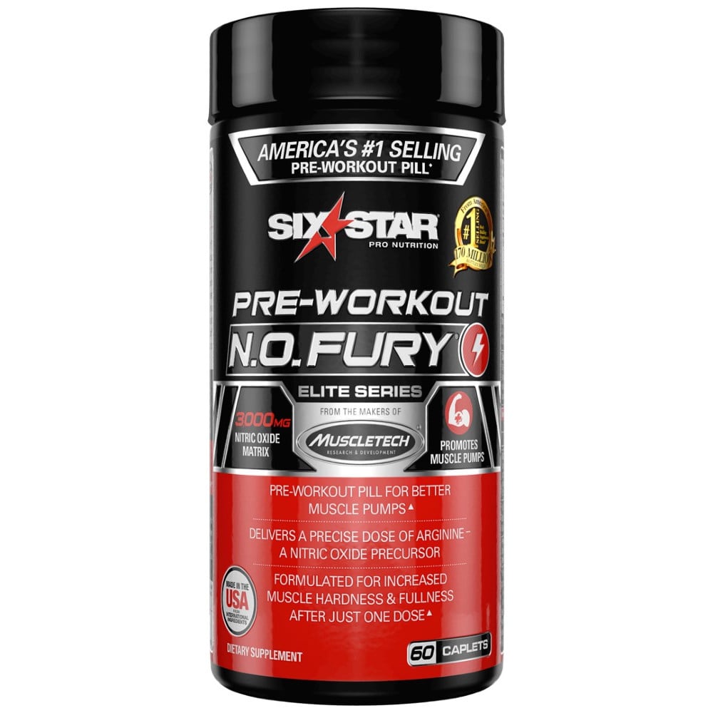 Six Star Elite Series N.O. Fury - 60 Caplets